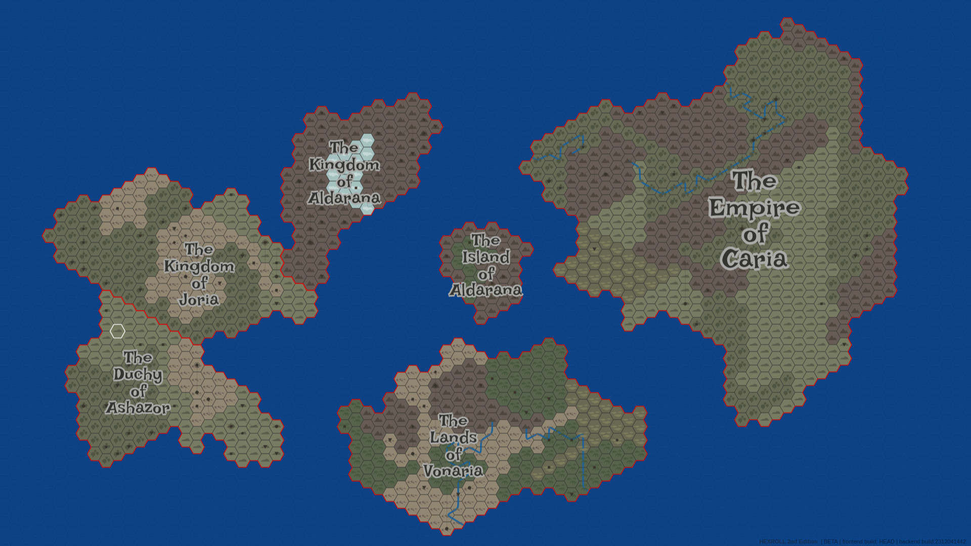        Generate a random OSR sandbox in under a minute. You'll get an       interactive hex map, dungeon maps and settlement maps together       with 